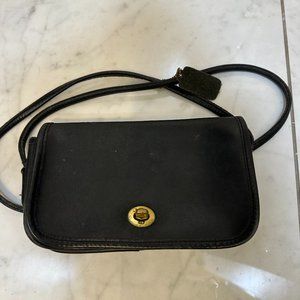 Vintage Coach Crossbody Purse in Black